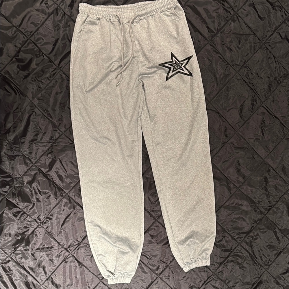 Gray Star Sweatpants